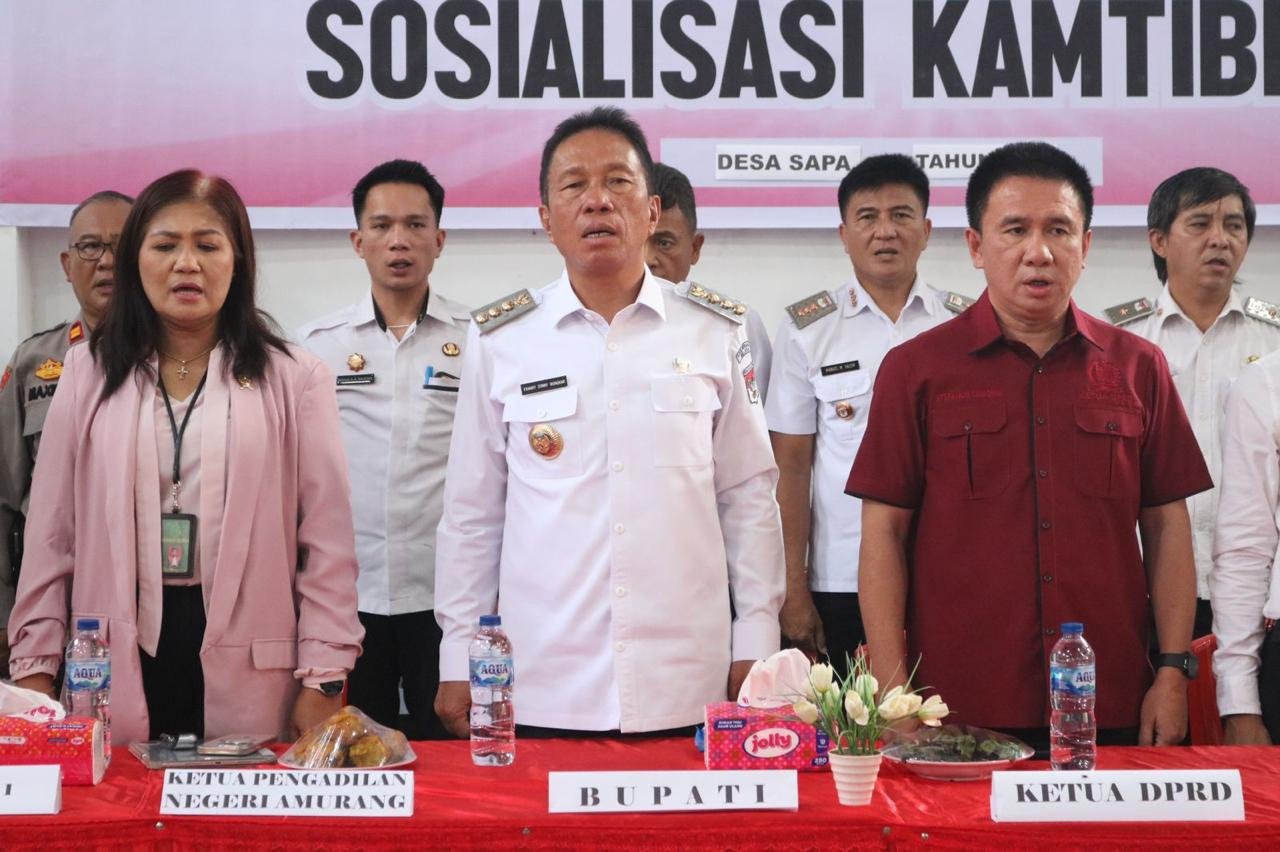 Lewat Program Sambang Desa, Pemerintah dan Forkopimda Minsel Perkuat Kamtibmas